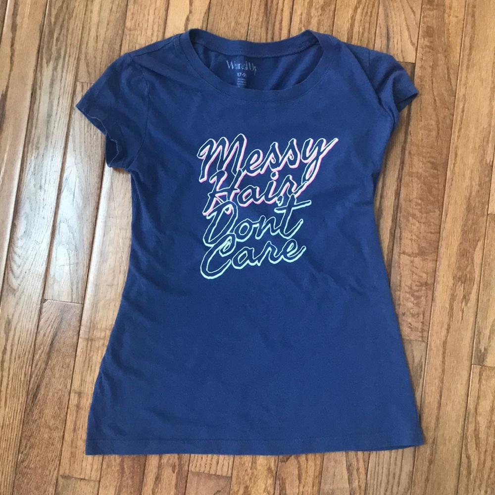 Messy Hair Don’t Care tshirt